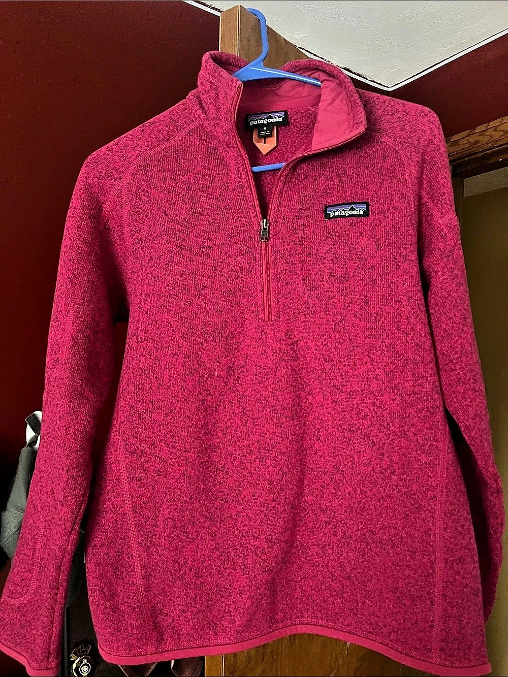 Patagonia Women's Better Sweater 1/4-Zip Fleece Pink Medium